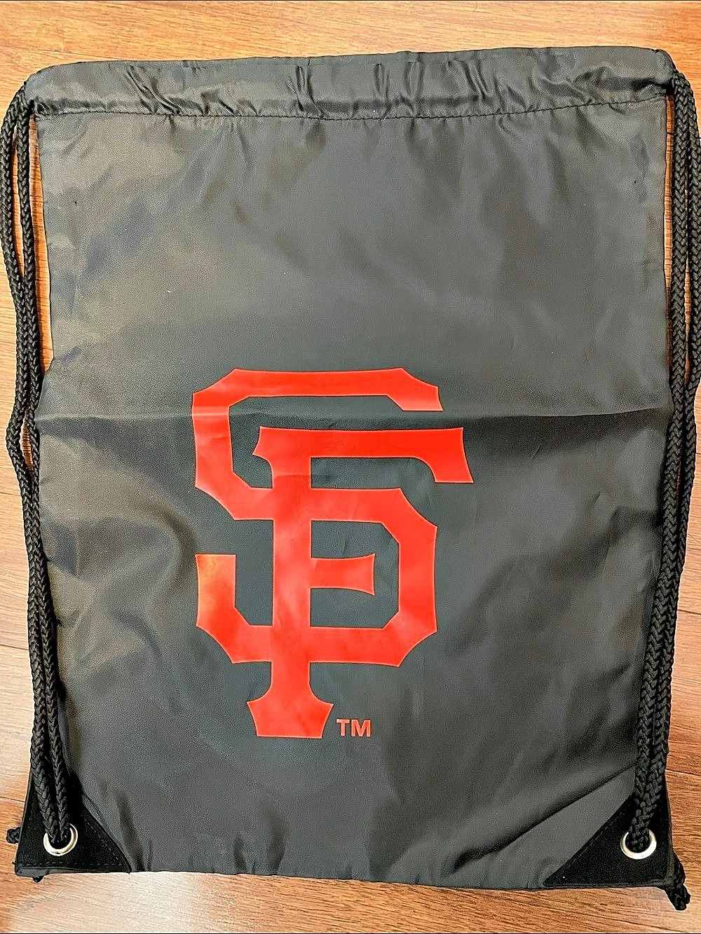 MLB San Francisco Giants MLB Drawstring Cinch Bag Drawstring Cinch Bag Black &